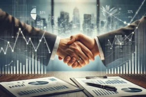 Handshake representing partnership and professional collaboration