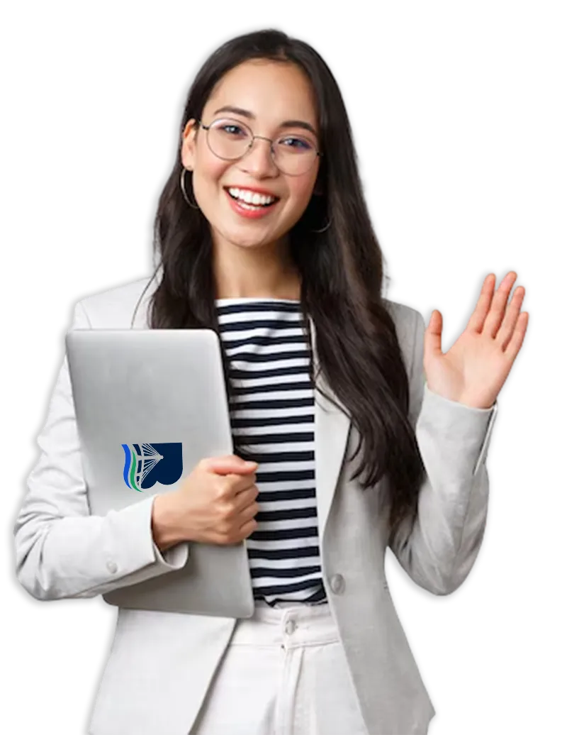 Job application thank you page with confirmation message